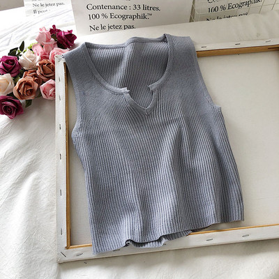 Дамски ежедневен потник с обло деколте