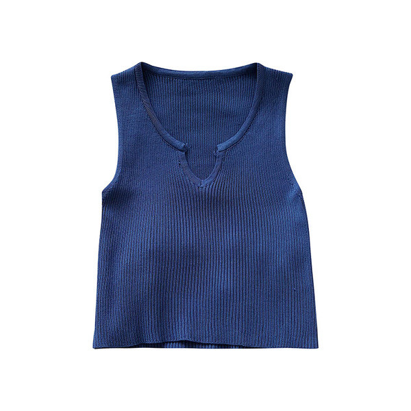 Дамски ежедневен потник с обло деколте