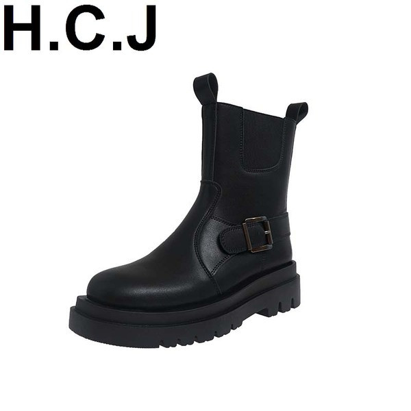 Дамски есенно-зимни боти от еко кожа 