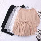 Ежедневен дамски комплект къси панталони + блуза