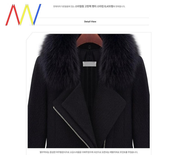 Нов модел зимно дълго палто с яка от пух