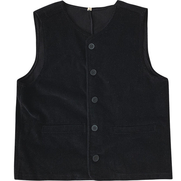 Ежедневен дамски елек с копчета 