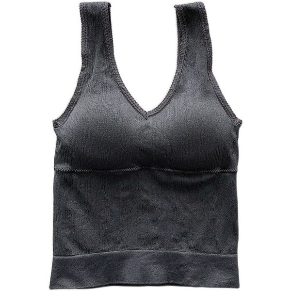 Дамски потник с V-образно деколте и широки презрамки