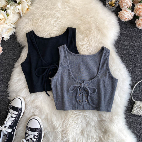 Модерен дамски потник с връзки 