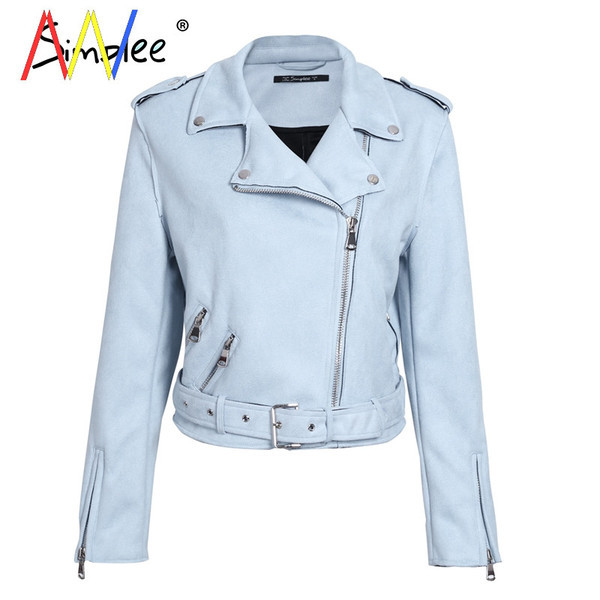 Модерно късо яке тип рокерско от еко кожа