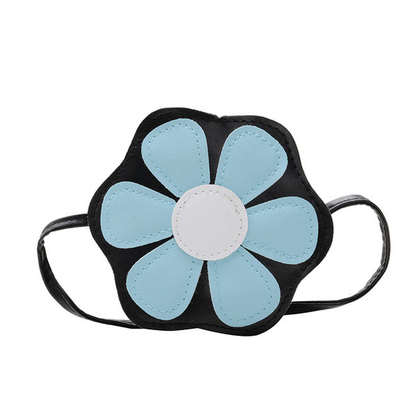 Нов модел малка детска чанта с изкуствена кожа във формата на цвете