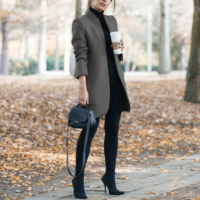 Elegáns őszi kabát - nagy méret