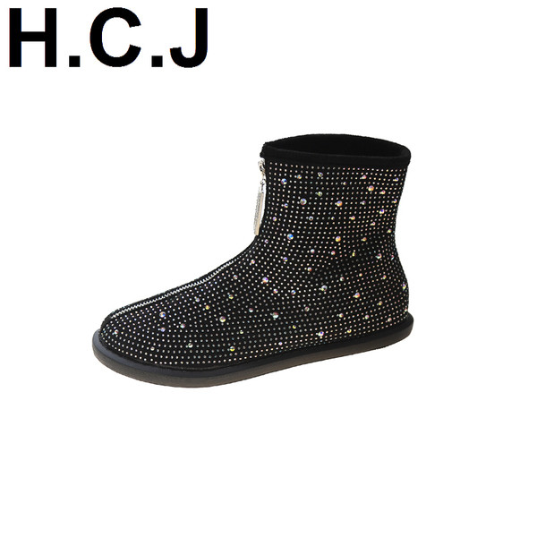 Ženske moderne čizme sa elementom kamenja