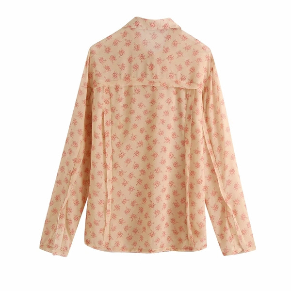 Ležerna ženska košulja - s klasičnom kragnom i dugim rukavima