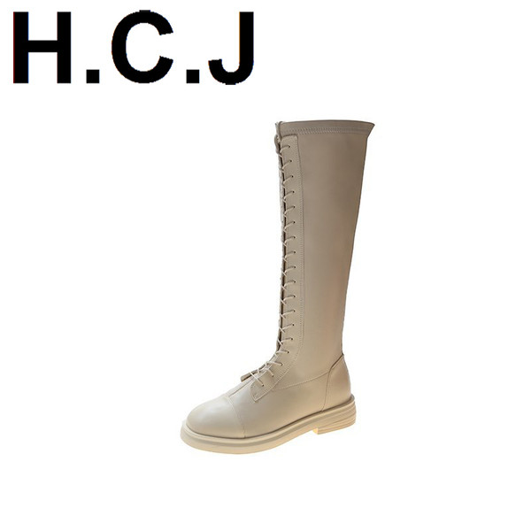 Ženske kožne čizme od eko kože sa vezicama