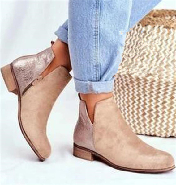 Ženske čizme od eko kože sa patentnim zatvaračem