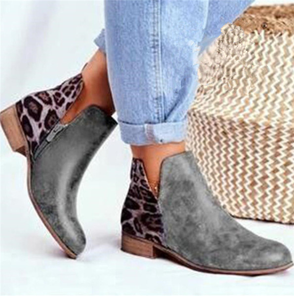 Ženske čizme od eko kože sa patentnim zatvaračem