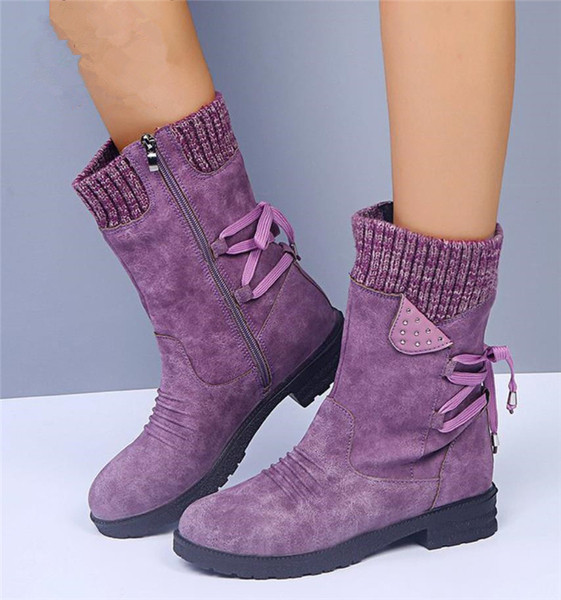 Naiste sügis-talvised saapad luku ja paeltega