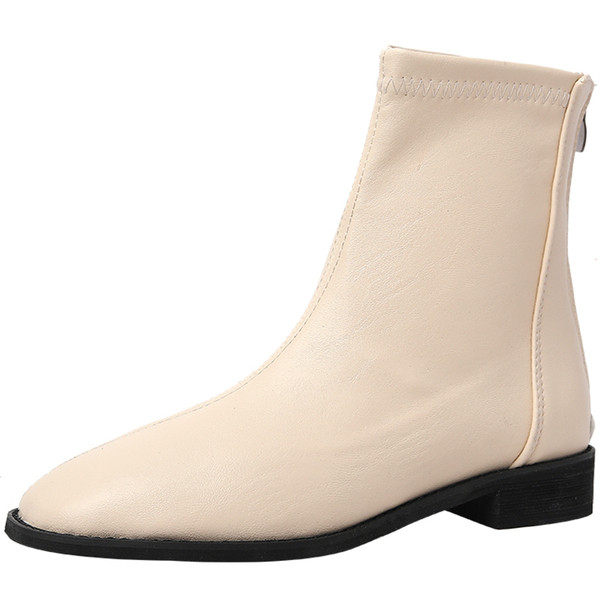 Naiste vabaaja saapad lameda tallaga - ökonahk