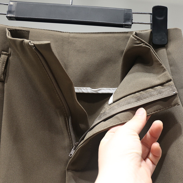 Uus kõrge vöökohaga naiste pikkade pükste mudel