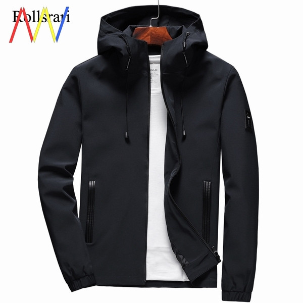 Igapäevane tõmblukkude ja kapuutsiga meeste jope