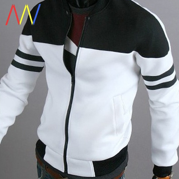 Őszi sport alkalmi kabát cipzárral