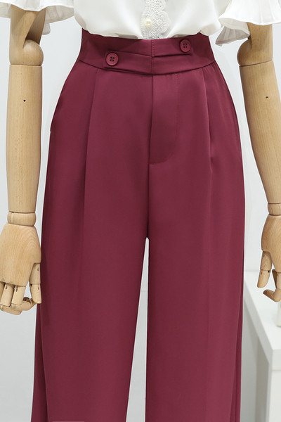 Új modell női nadrág magas derékkal - széles modell