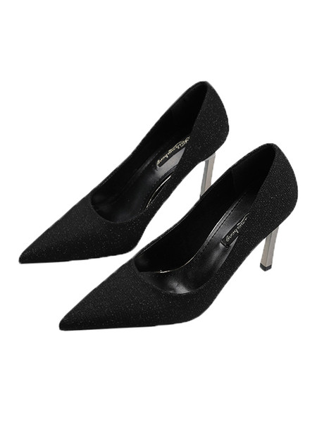 Stílusos női cipő hegyes modell 9 cm-es sarokkal