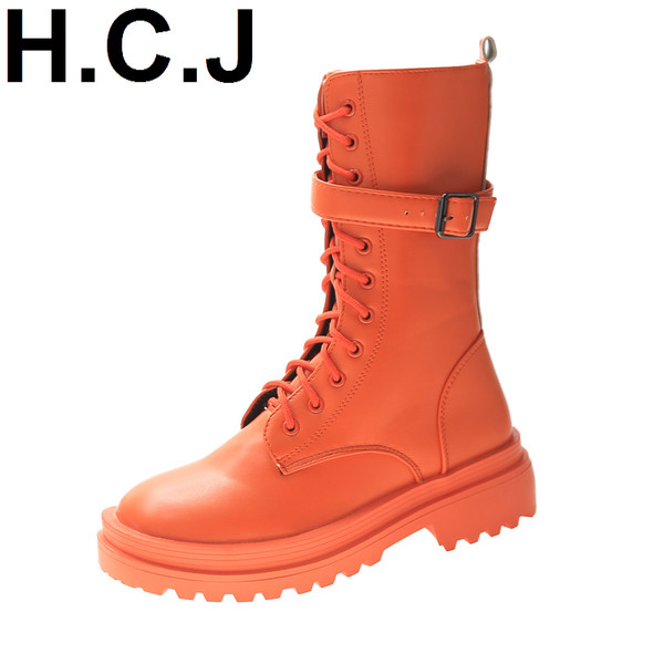 Bőr női őszi-téli csizma