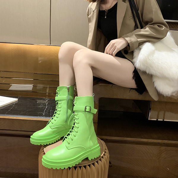 Bőr női őszi-téli csizma