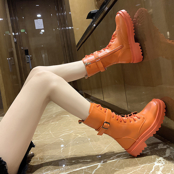 Bőr női őszi-téli csizma