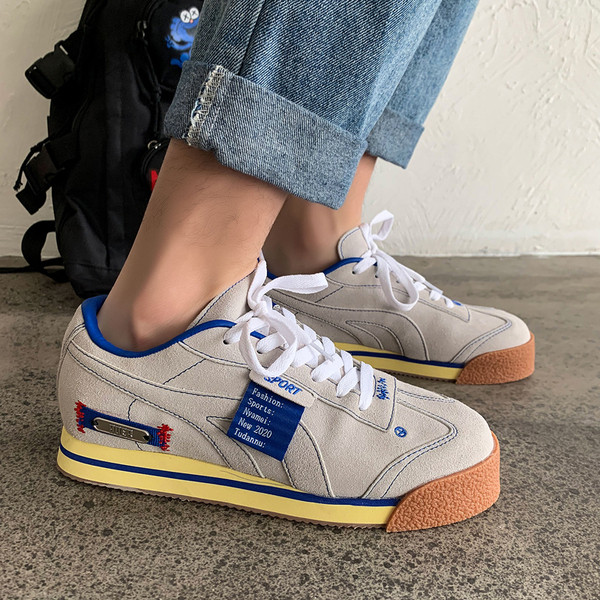 Új modell férfi cipők fűzős - retro stílusú