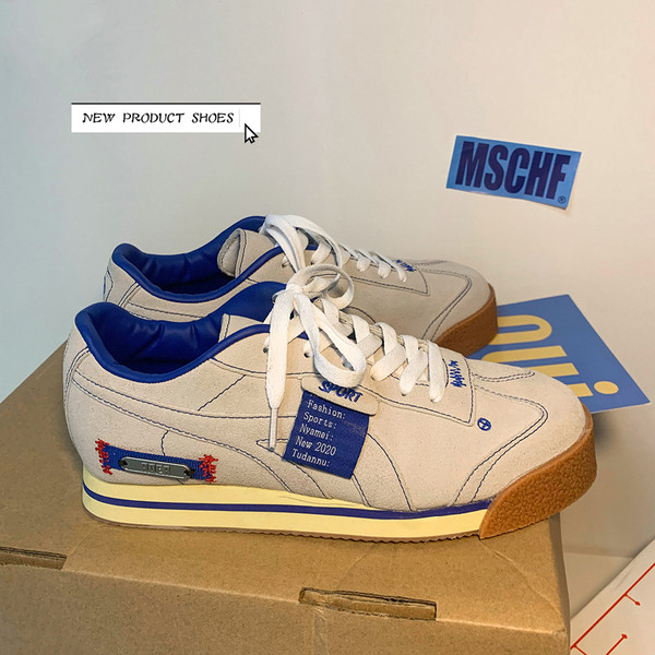 Új modell férfi cipők fűzős - retro stílusú