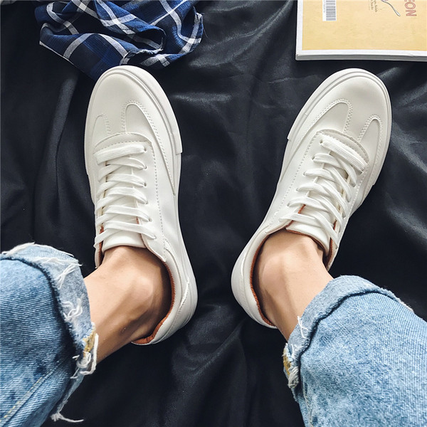 Eko bőrből készült alkalmi férfi tornacipő