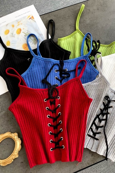 Női kordbársony mez nyakkendővel