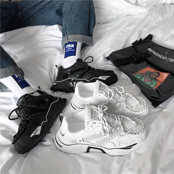 Férfi alkalmi tornacipő fűzővel - két modell