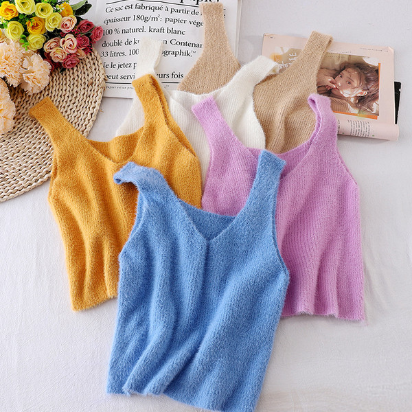 Új modell kötött női felső, széles pántokkal