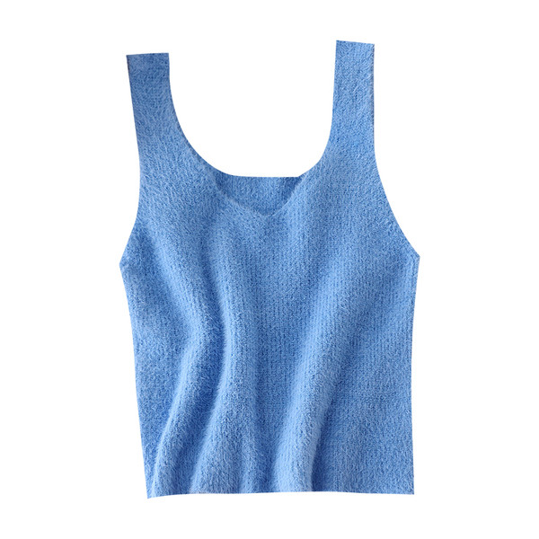 Új modell kötött női felső, széles pántokkal