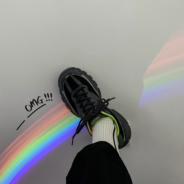 Férfi sportcipő fűzős-retro stílusú