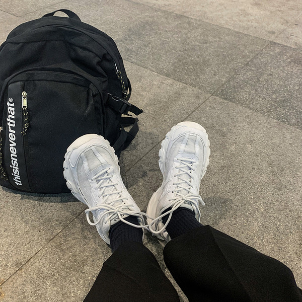 Férfi sportcipő fűzős-retro stílusú