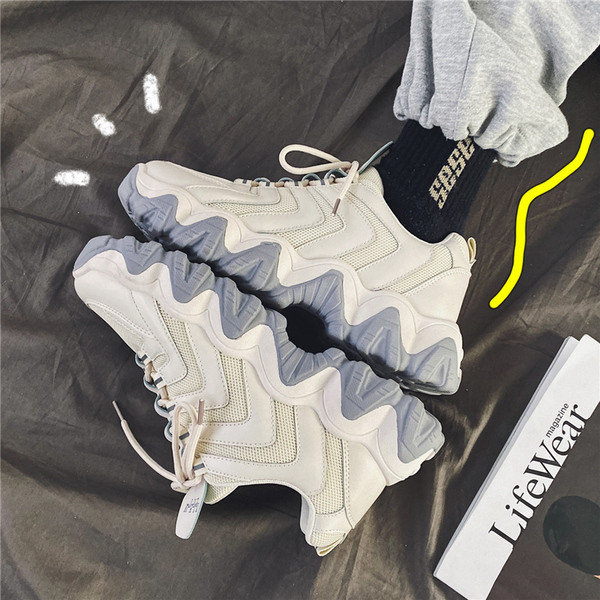 Férfi sport- és alkalmi tornacipő lapos talppal