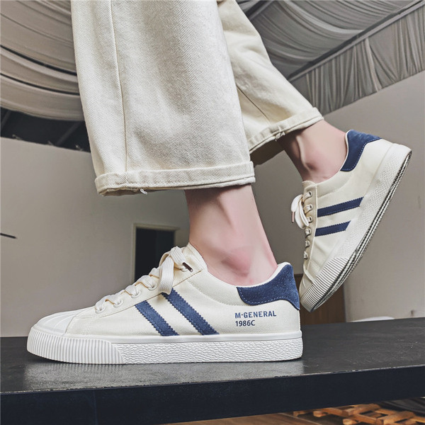 Eco velúrból készült, laza talpú férfi hétköznapi tornacipő