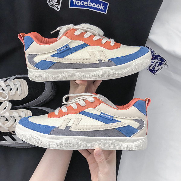 Alkalmi férfi tornacipő fűzővel