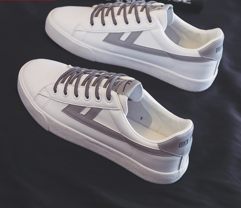 Muške tenisice od umjetne kože s vezicama