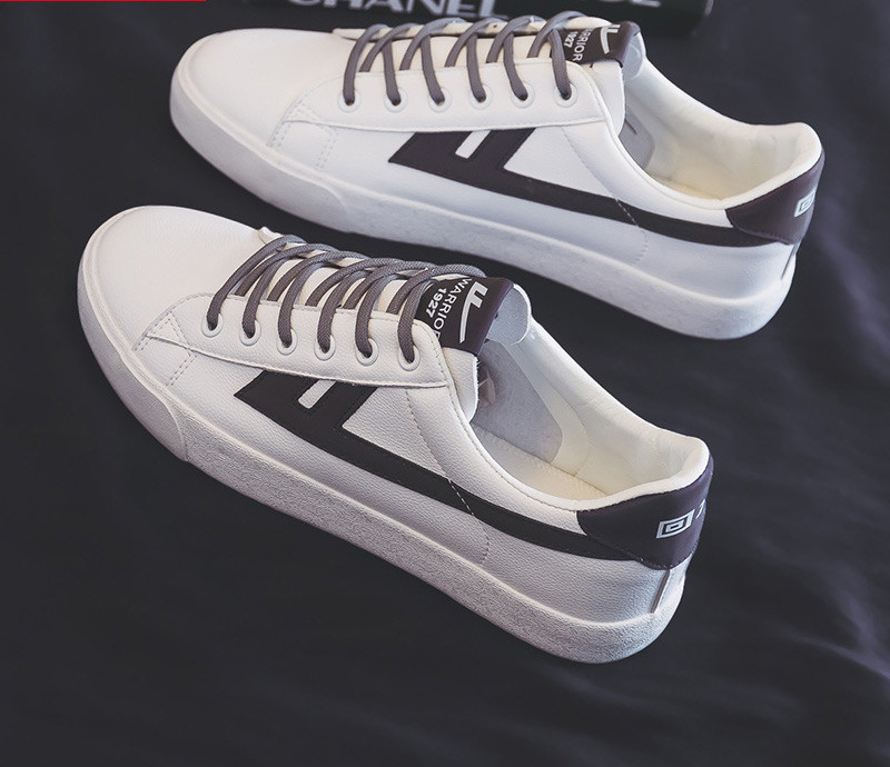 Muške tenisice od umjetne kože s vezicama