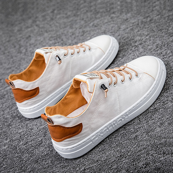 Férfi vászon tornacipő fűzős