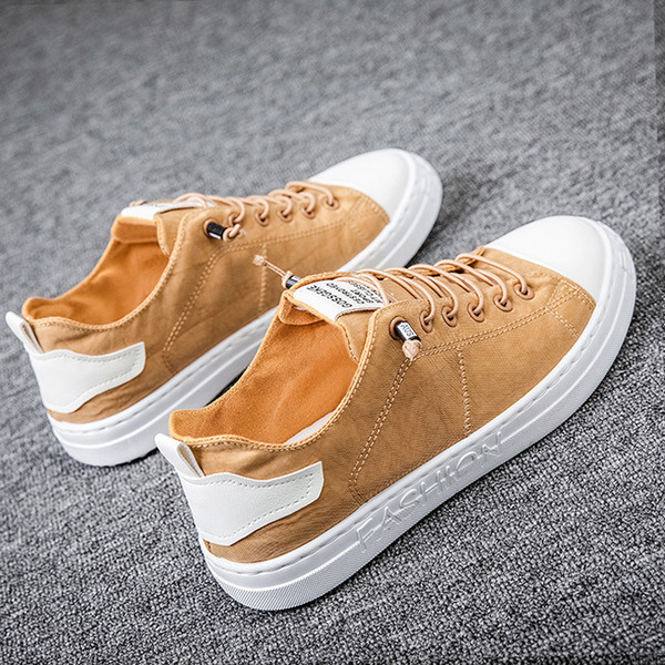 Férfi vászon tornacipő fűzős