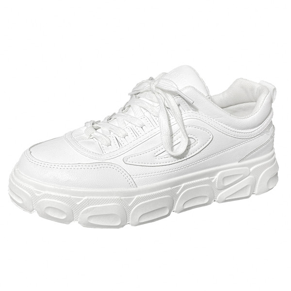 Öko bőrből készült, fehér színű férfi tornacipő új modellje - két modell