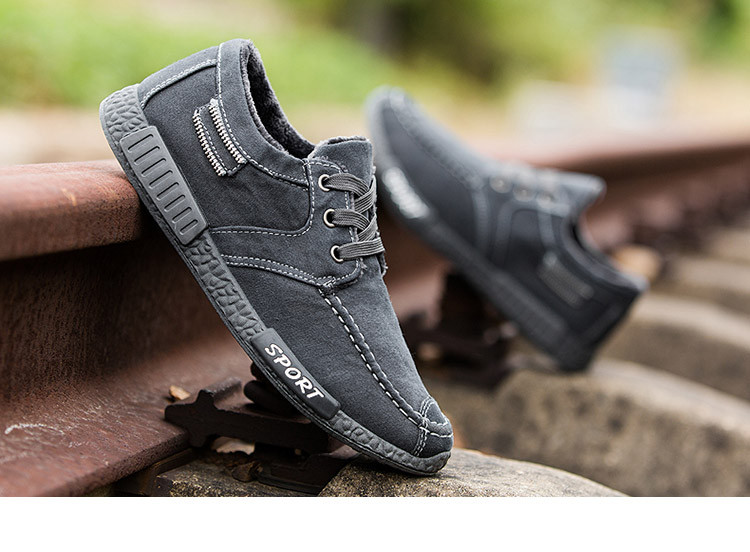 Férfi alkalmi cipő fűzővel és vékony talppal