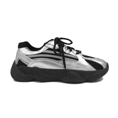 Alkalmi férfi tornacipő - eco bőrből, fűzővel