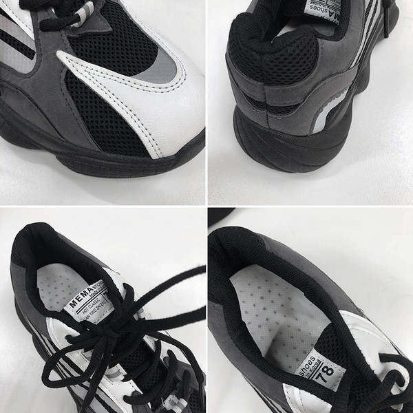 Alkalmi férfi tornacipő - eco bőrből, fűzővel