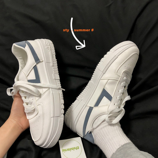 Öko bőrből készült férfi tornacipő - két modell