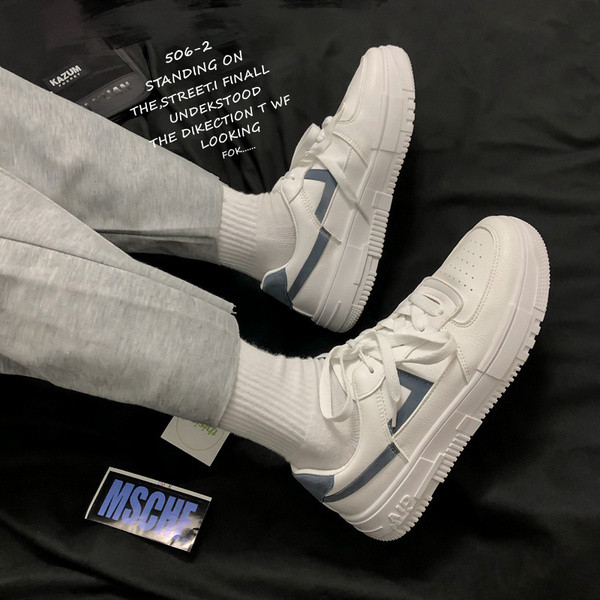 Öko bőrből készült férfi tornacipő - két modell