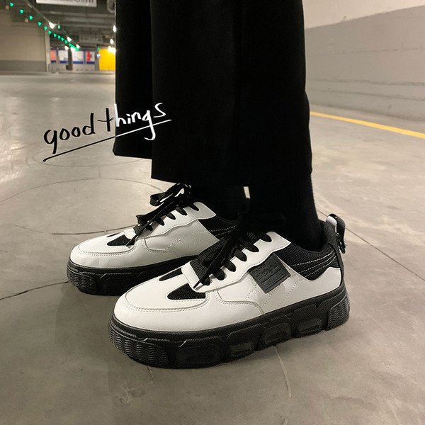 Alkalmi férfi tornacipő lapos talppal