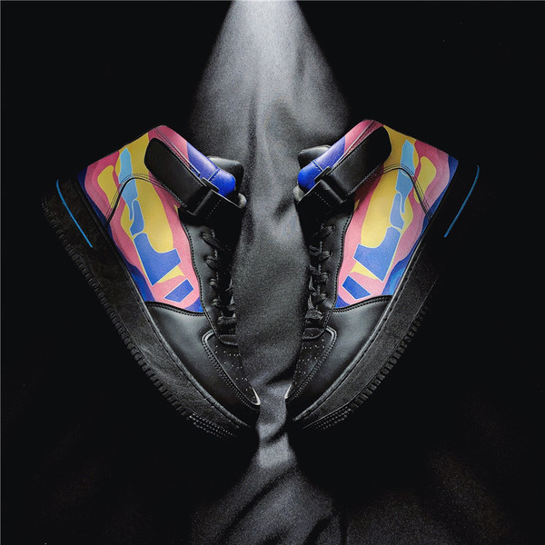 Eko bőrből készült modern férfi tornacipő lapos talppal, két modellben